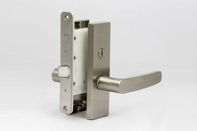 Врезные замки с ручкой MPD1613(BA)-X